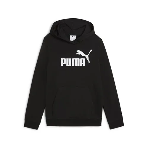 PUMA Mädchen ESS No. 1 Logo Hoodie TR G Kapuzenpullis, PUMA Black, 140 - Kinder-Sweater mit stylischem PUMA Logo, bequem und perfekt für Freizeitaktivitäten.