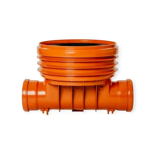 KG Schachtboden DN400 DN110 DN125 DN160 gerade Abwasserschacht Kontrollschacht Zulauf Ablauf Steigrohr Deckel (Anschluss gerade DN160)