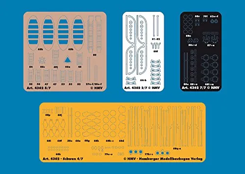 HMV 4362 Detailset für Kombifrachter Schwan in Lasercuttechnik