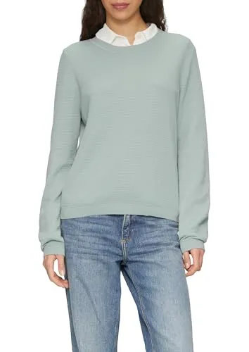 QS Strickpullover mit Struktur aus Viskosemix