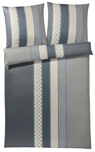 Joop! Kissenhülle Gestreift, Schwarz, 40x80 cm in schwarz von JOOP!