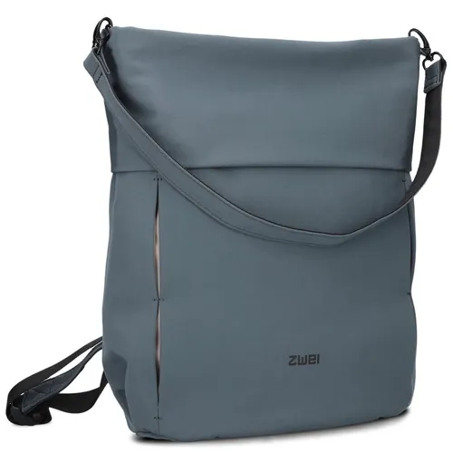 ZWEI Rucksack TONI TOR120 denim - Blau, 2in1 Tasche - Sportlicher Rucksack mit abnehmbaren Schultergurt, ideal für DIN-A4-Unterlagen und Tablets. Geheimfach und mehrere Fächer für optimale Organisation. Perfekt für Stadtbummel und Ausflüge!