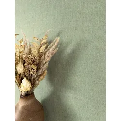 Newroom Vliestapete Dunkelgrün in gold von Newroom