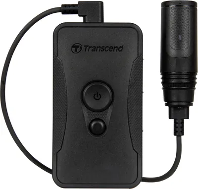 Transcend DrivePro BODY60 - 1080p Camcorder mit 64 GB - Action-Cam mit 1080p Auflösung, ideal für Sicherheits- und Überwachungszwecke, ausgestattet mit Wireless LAN und Bluetooth für einfache Verbindung.