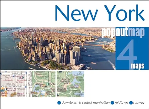 New York Double: Popout Citymap (PopOut Maps)