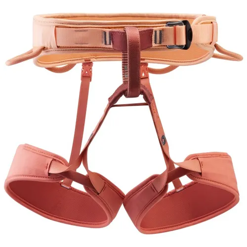 Petzl Women's Corax LT Klettergurt Gr M rot - Leichter und komfortabler Klettergurt für Frauen in Rot, ideal für Klettersteig, Sport- und Eisklettern. Mit Eisclipperbefestigung für mehr Sicherheit.