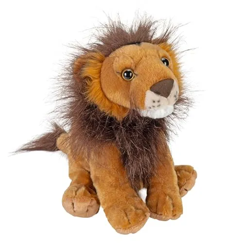 Wild Republic Plüsch Löwe Cuddlekins 30cm - Stofftiere & Teddybären: Realistisches Löwen-Kuscheltier mit umweltfreundlicher Füllung aus recycelten Materialien, ideal als Lernspielzeug für Kinder und perfektes Geschenk für jeden Anlass.