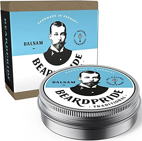 Beardpride® Premium Bartbalsam – Handgefertigte Bartpflege für Männer - Entwickelt für Styling und Pflege, macht unser Bartbalsam deinen Bart weich und kämmbar. Handgefertigt in Deutschland mit hochwertigen Inhaltsstoffen für volles Volumen und optimalen Halt.