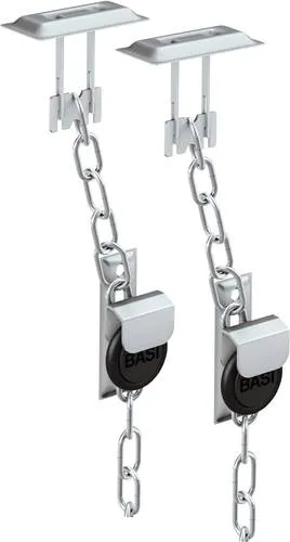 Basi 1620-0000 Gitterrostsicherung Silber - Sonstige Elektroinstallationsartikel mit optimalem Einbruchschutz für Kellerschächte. Schützen Sie sich effektiv gegen unerwünschtes Aufhebeln dank einfacher Montage und Fluchtweg-Entriegelung.