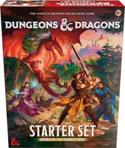 Dungeons & Dragons Starter Set: Heroes of The Borderlands - Tabletop Spiel für spannende Abenteuer mit Freunden und Familie. Ideal für Einsteiger, enthält alles für schnellen Spielspaß in kompakten Sitzungen.
