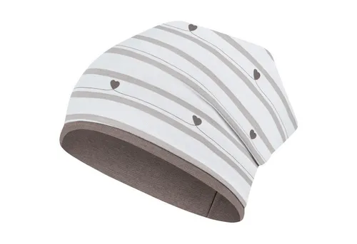 Smarilla Jerseymütze Mädchen Herbstmütze Beanie Übergangsmütze Baumwolle doppellagig