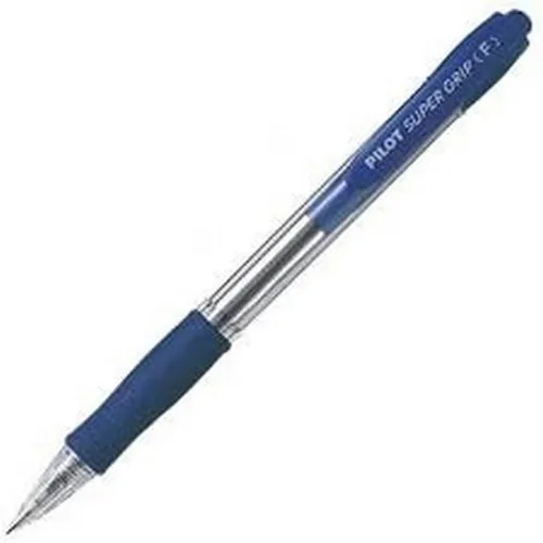 Długopis automatyczny Super Grip niebieski A 12 PILOT BPGP-10R-L W 4902505154737