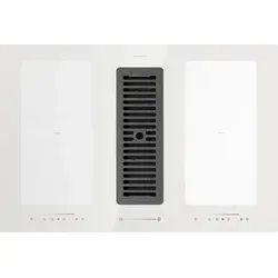 Full House 77 Down Air System Induktionsherd + Dunstabzugshaube - Dunstabzugshaube mit 477 m³/h, das perfekte 2-in-1 Duo für effizientes Kochen, das Gerüche und Dämpfe schnell beseitigt und Platz in der Küche spart.