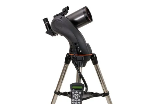 Celestron NexStar 90 SLT – Computergesteuertes Maksutov-Teleskop - Teleskop mit 90-mm-Maksutov-Cassegrain und 1250mm Brennweite, ideal für Einsteiger, ausgestattet mit 40.000 Himmelsobjekten und nachrüstbarem GPS-Modul für automatisierte Beobachtungen.