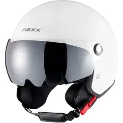 NEXX Y.10 Stiletto Jethelm, weiss, Größe M in weiß von NEXX