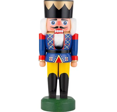 Holz- und Drechslerwaren Legler Nussknacker König blau (21,5cm) Nussknacker von HoDreWa Legler