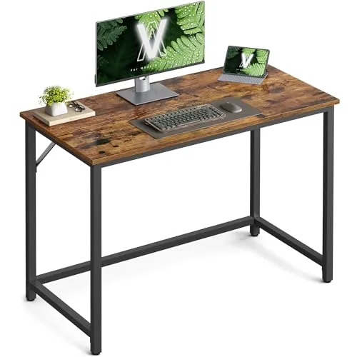 VASAGLE Kleiner Computertisch im Industrie-Design von VASAGLE