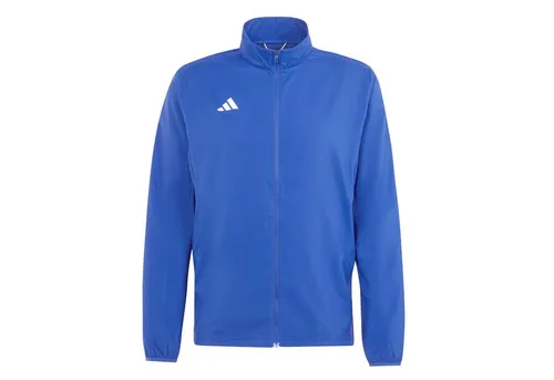 Adidas Adizero Essentials Laufjacke - Blau für Aktive - Die Adidas Adizero Essentials Laufjacke bietet optimalen Schutz bei jedem Wetter. Mit wasserabweisender Beschichtung und praktischen Taschen ist sie der ideale Begleiter für ehrgeizige Läufer_innen. Hergestellt aus recycelten Materialien.