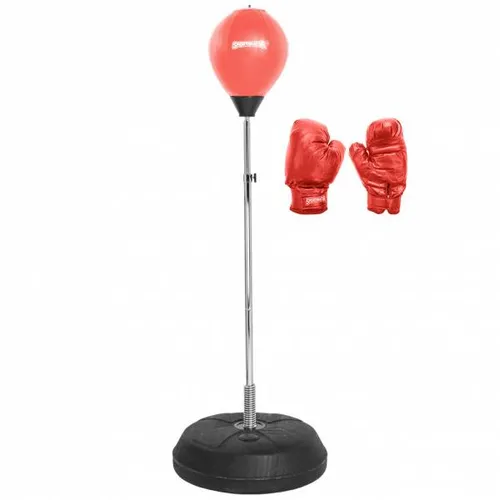 SPORTINATOR Punchingball Boxstand Standbox-Trainer inkl. Boxbirne & Boxhandschuhen rot 135758345-135758339