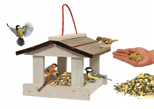 Woodok Vogelfutterhaus aus imprägniertem Holz