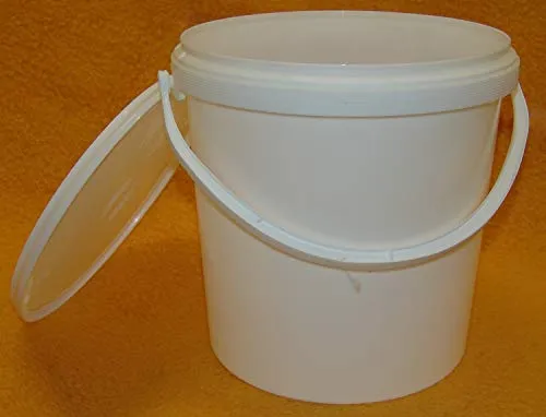 ZI Hobbock 12,5kg Druckdeckeleimer 10 Liter aus Kunststoff für Lebensmittel