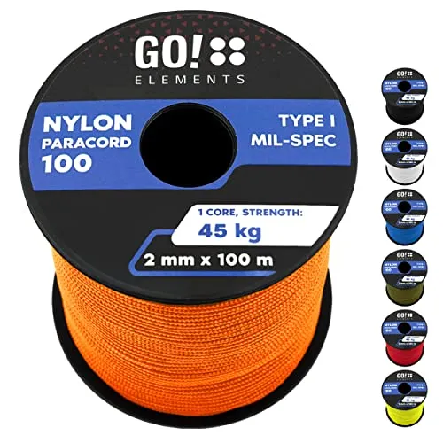 GO!elements Paracord 100 in orange von GO!elements