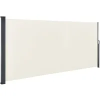 Juskys Seitenmarkise Dubai 500 x 180 cm - Markisen & Sichtschutz – Ausziehbare, blickdichte Seitenmarkise in modernem Design, ideal für Garten und Terrasse, wetterfest und individuell anpassbar.