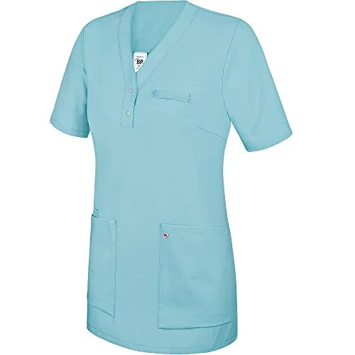 Schlupfkasack für Damen 1740 435 ocean, Größe 2XL - BP® Medizinkasack - Arbeits- & Schutzkleidung, ozeanblauer Schlupfkasack für Damen, tailliert, ÖKO-TEX® zertifiziert und industriewäschegeeignet, ideal für medizinische Einrichtungen.