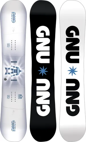 GNU RIDERS CHOICE Snowboard 2026 - 161,5 in weiß von GNU