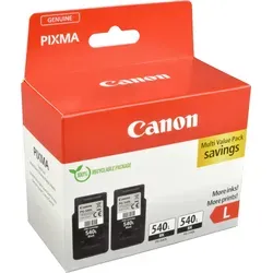 Canon Tinten 5224B020 Doppelpack PG-540L schwarz in schwarz von Canon