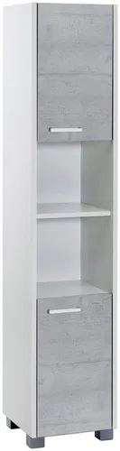 Schildmeyer Laif Hochschrank - Hoch- & Midischränke fürs Bad, hochwertige Metallbeschläge und flexible Türmontage für eine individuelle Anpassung.
