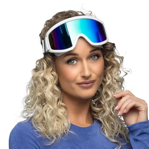 Boland - Skibrille für Kostüm und Party, stylische Brille für Festival, Karneval oder Apres Ski Mottoparty