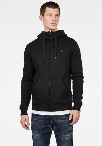 G-STAR RAW Herren Premium Core Hooded Zip Sweater - Kapuzenpullover für Herren mit Kinnschutz, Kordelzug und geteilten Kängurutaschen – ideal für lässige Outfits und optimalen Tragekomfort.
