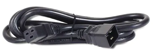 Netzkabel Stecker C20 - Buchse C19, schwarz, 3,0 m für USV Anlagen