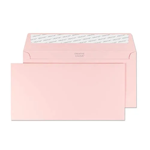 Blake Creative Colour 25201 Farbige Briefumschläge Haftklebung Baby Rosa DL+ 114 x 229 mm 120 g/m² | 25 Stück
