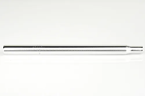 TiyoBike Fahrrad Sattelstütze 28,6 ALU CNC Kerzensattelstütze 350mm silber