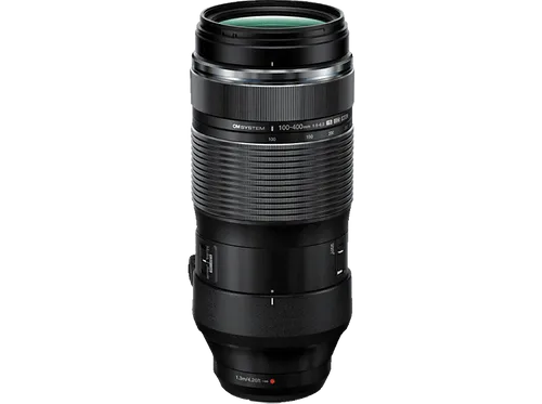 OM SYSTEM M.Zuiko ED 100-400mm f/5,0-6,3 IS - Telezoom-Objektiv für Micro Four Thirds mit beeindruckendem 100-400mm Brennweitenbereich und Bildstabilisierung - ideal für Tier- und Sportfotografie.
