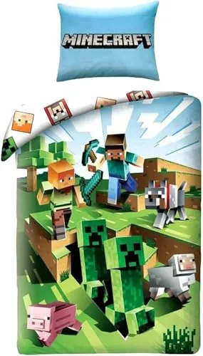 Minecraft Gamer Wende Bettwäsche Set