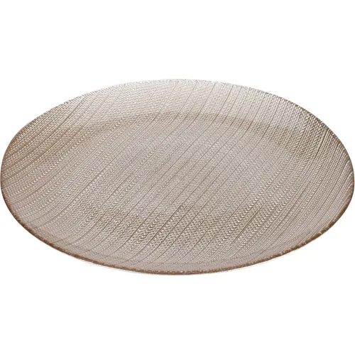 Dessertteller aus Glas KARNEOL, 21 cm in gold von Home & Styling Collection