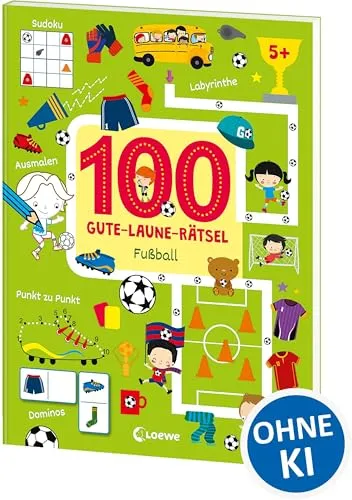 Gute-Laune-Rätsel - Fußball: Lernspiele für Kinder ab 5 Jahre 100
