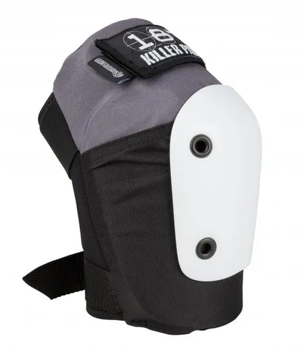 Killer Pads Fly Knieschoner M grau/schwarz/weiß für Stunt-Scooter & BMX - Die 187 Killer Pads Fly Knieschoner in M bieten optimalen Schutz und Bewegungsfreiheit beim Skateboarding. Leicht und komfortabel, ideal für lange Sessions auf dem Scooter oder BMX.