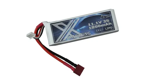 Amewi LiPo Akku 3S 11,1V 1800mAh 40C/80C - Hochleistungsakku für RC-Modelle, bietet starke Leistung und lange Laufzeiten dank Softcase-Design.