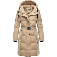 Navahoo Wintermantel Funkelteddy 14 - Funktionsjacke mit wärmendem Teddyplüsch, taillierbarem Gürtel und windabweisendem Design – perfekt für kalte Tage!