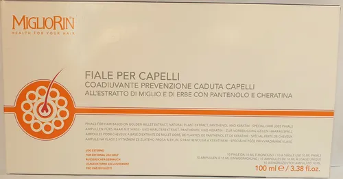 1x Migliorin Fiale per Capelli 10 Haarampullen mit Kräuterextrakten