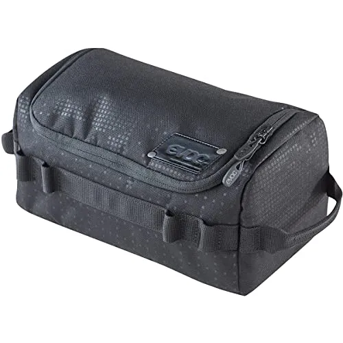 EVOC Wash Bag - Kulturbeutel black - Kulturbeutel mit verstaubarem Haken, individuell einstellbaren Fächern und abnehmbarem Taschenspiegel – ideal für Reisen und Outdoor-Abenteuer.