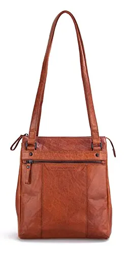 Spikes & Sparrow Cityrucksack aus echtem Leder - Vielseitiger Cityrucksack, der als Tasche oder Rucksack getragen werden kann. Mit praktischen Fächern und integriertem Schlüsselband für optimale Organisation. Hochwertiges Rindleder sorgt für Langlebigkeit und Stil.