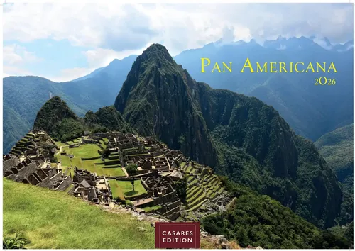 Pan Americana 2026 Kalender - Kalender für 2026 im Format 35x50 cm, bietet beeindruckende Bilder von Nord- und Mittelamerika, ideal für Kunstliebhaber und als Geschenk.