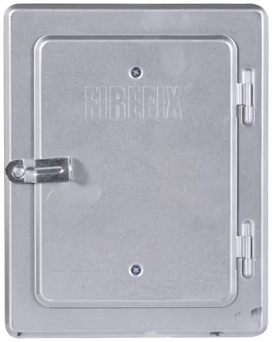 Upmann Kamintür verzinkt 14 x 20 cm mit Hebelverschluss von FIREFIX