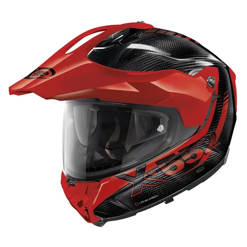 Produktbild X-Lite X-522 Ultra Carbon Adventurehelm XL (schwarz/rot)
