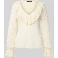 zero Damen Bluse 1010003389 Eggnog 38 von Zero